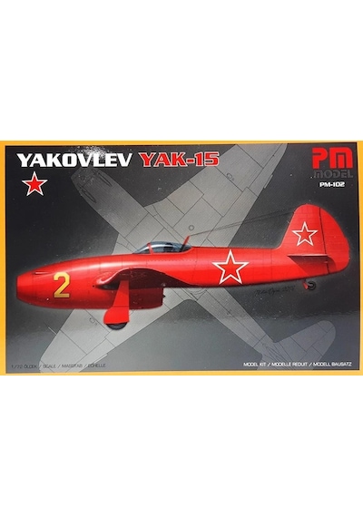 Yakovlev Yak-15 Pm Model Avcı Uçağı Demonte Plastik Maketi