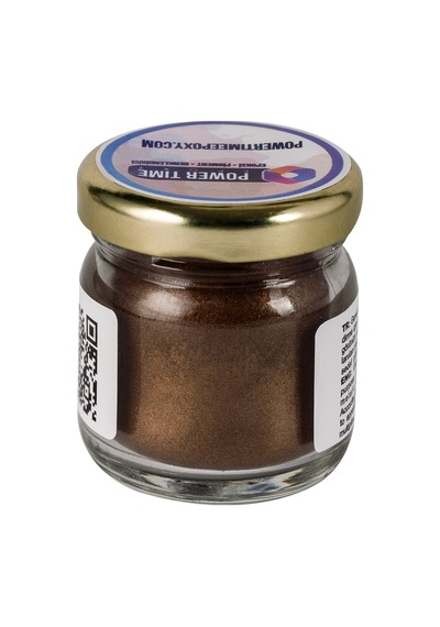 Sedefli Metalik Toz Pigment Boya / Koyu Kahverengi / Epoksi Için