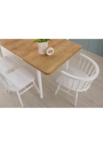 Lotus Açılır Mdf Yemek Mutfak Masası 90x145cm 001