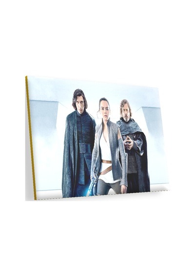 Cakasepetim Star Wars The Last Jedi Rey Ridley Kylo Ahşap Mdf Tablo