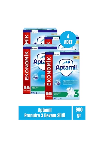 Aptamil 3 Devam Sütü 900 G 4 Adet