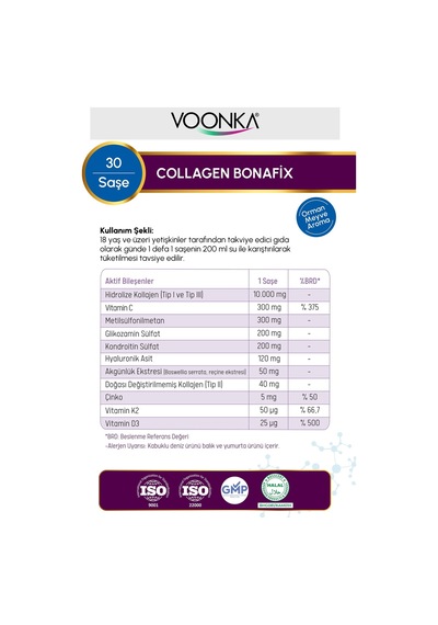 Collagen Bonafix 410 Gr Powder Tip 1 2 3 Hidrolize Kolajen - 651166130