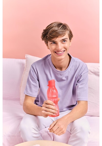 Eco Şişe Kolay Kapak Suluk Ve Matara Pembe 500ml Pembe