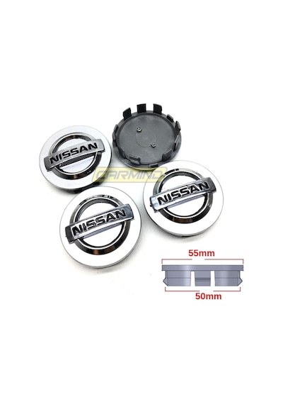 Nissan Qashqai-Juke Jant Göbeği Gri 48-54Mm