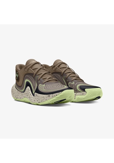 Under Armour Spawn 6 Mid Erkek Yeşil Basketbol Ayakkabısı 3028338 Yeşil