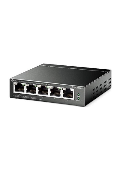 Ayrex Tl-sg105pe, 5-port Gigabit Easy Smart Switch With 4-port Poe+
