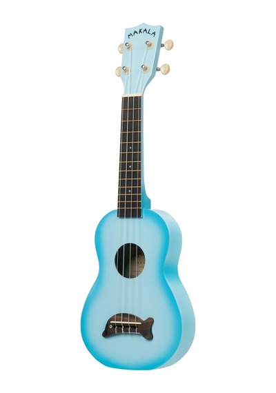 Kala Makala Dolphin Soprano Ukulele Light Blue Burst