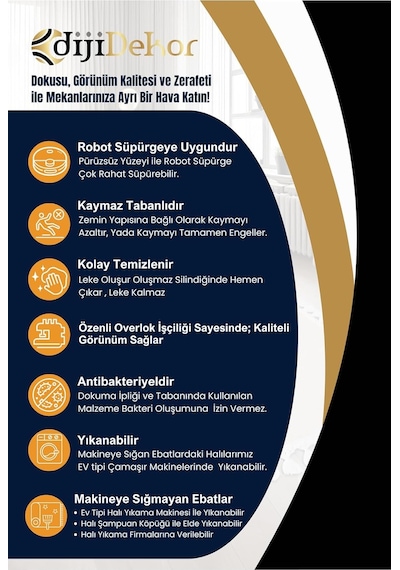 Dijidekor Halı Krem Cool Janjanlı Yıkanabilir Kaymaz Kesme Ince Yolluk Kilim Salon Halısı Modelleri, Janjanlı-krem- Çok Renkli