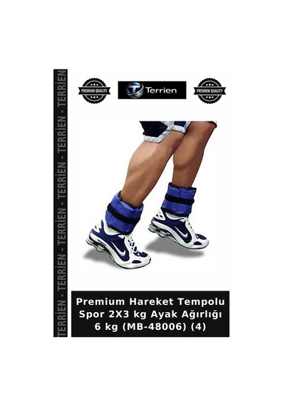 Özel Seri 2x3 Kg Ayak Ağırlığı 6 Kg Mb-48006 4 Egzersiz Salon Tempolu Belirtilmemiş
