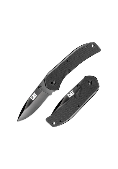 Cat Da980008 Kemer Askı Kancalı Katlanabilir 16cm Paslanmaz Çelik Siyah Kamp Çakısı Bıçağı