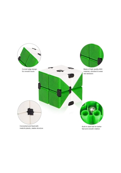 Renkli İnfinity Cube Sonsuzluk Küpü Sihirli Küp Fidget Stres Küpü Stres Giderici Oyuncak 1 Adet