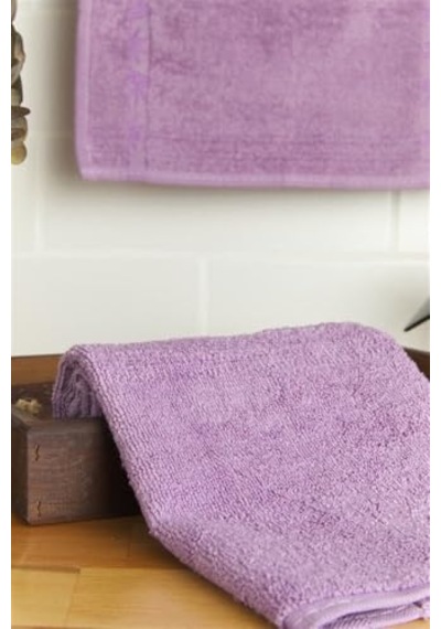 Banyo El Yüz Yumuşak Duş Havlusu 50 X 90 Cm - Pudra Pembe Genel
