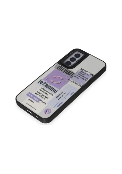 Uray Store Samsung Galaxy Uyumlu  M14 5g Kılıf Mirror Desenli Kapak - Mirror - 4