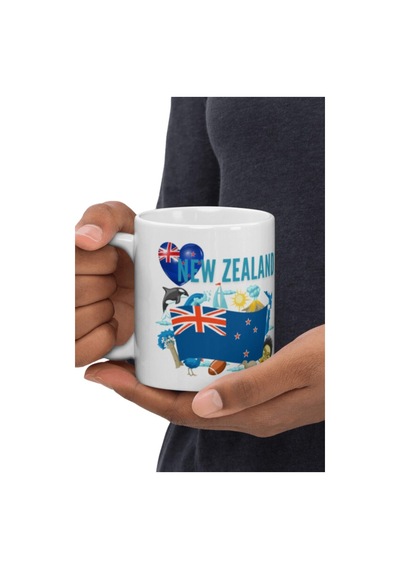 Yeni Zelanda Kupa Bardak 2 Adet Seyahat Hatıra New Zeland Mug