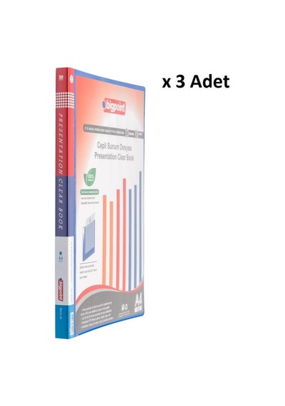 Bigpoint Sunum Dosyası Cepli 30'lu Mavi X 3 Adet Diğer