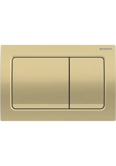 Geberit Alpha30 Kumanda Kapağı Çift Basmalı, Prinç - 115.055.qe.1 Pirinç