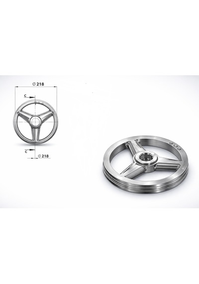 Osimo Et Kemik Testeresi Motor Kasnagı Ø218mm