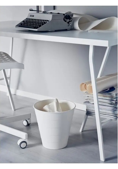 Ikea Fnıss Çöp Kovası, Beyaz 168474031 Beyaz