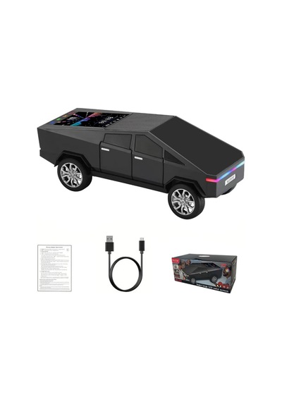 Cybertruck Görünümlü Bluetooth Speaker Sd Kart Usb Fm Radyolu Şarjlı Taşınabilir Hoparlör