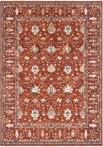 Bahariye Etnik Et07 Kiremit Halı