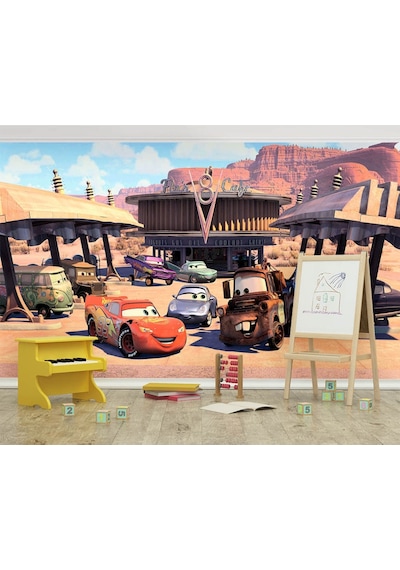 Şimşek Mcqueen Çocuk Odası Duvar Kağıdı (397455685)