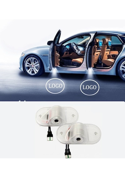 Autogp Vw Bora Kapı Altı Işık Lazer Led Logo Hoşgeldin Aydınlatma 1 Çift/kutu