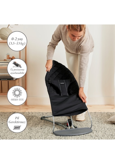 Babybjörn Black&white Oyuncaklı Bliss Ana Kucağı Woven Black