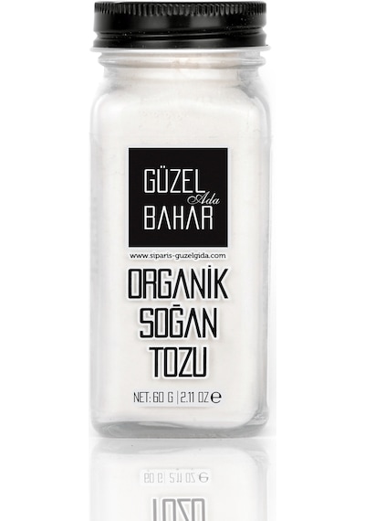 Güzel Ada Gıda Organik Tuzluklu Soğan Tozu 60 G