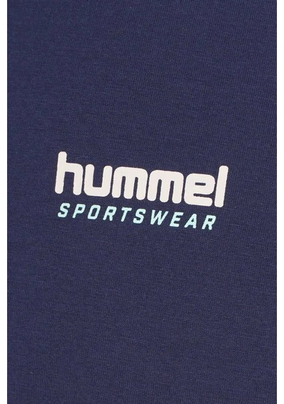 Hummel Tweed Erkek Tişört Mavi