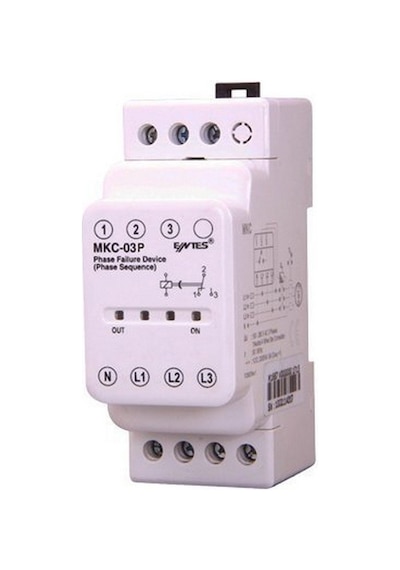 ENTES M2710 Mkc-03P Motor(Faz)Koruma Rölelesi