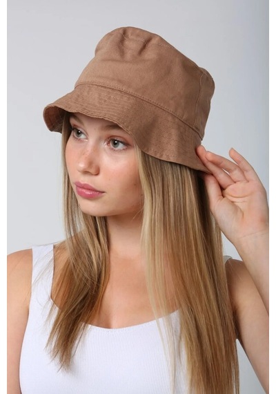 Pamuk Bucket Şapka Rş-110 Vizon Vizon