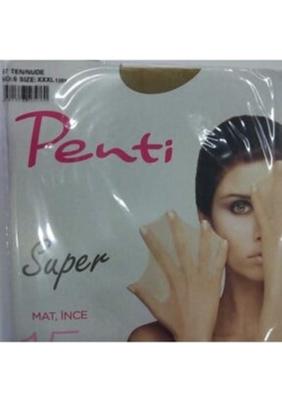 Penti Maxi Süper Ince Mat 2 Adet Ten Rengi Külotlu Çorap Ten Rengi