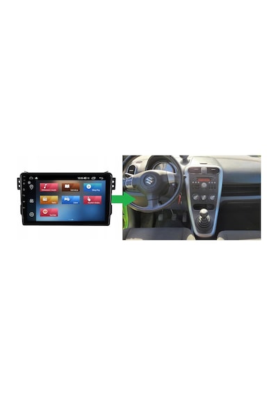 Suzuki Splash Android Multimedya Sistemi 4-64 Clarion 2010-2013 9"