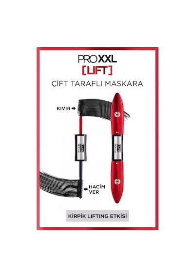 L'Oreal Paris Pro XXL Çift Taraflı Lifting Etkili Maskara