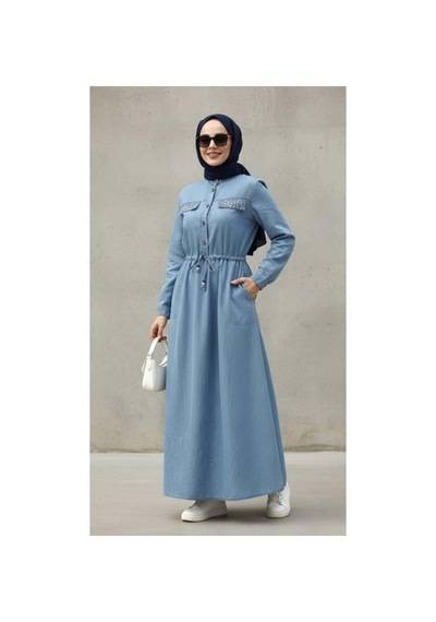 Hb Harma Time Butik Kadın Taş İşlemeli Düğmeli Açık Mavi Kot Elbise Açık Mavi Açık Mavi Hb Harma Time Butik Kadın Taş İşlemeli Düğmeli Açık Mavi Kot Elbise Açık Mavi Açık Mavi