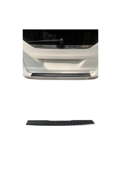 Mercedes Vito W447 2014-2027 Uyumlu Mat Arka Tampon Eşiği Alüminyum Siyah