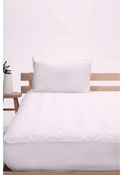 Favora Tek Kişilik Kapitone Fitted Alez 100X200 - Beyaz