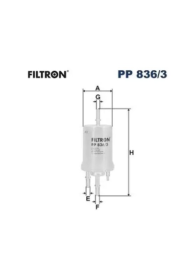 Vw Jetta 3 Yakit Filtresi 1.4 2008-2010 Caxa Fıltron Pp8363