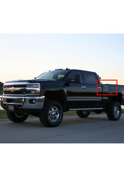 Chevrolet Silverado Z71 Off Road Çamurluk Yanı 3M Krom Metal Logo (547312355)