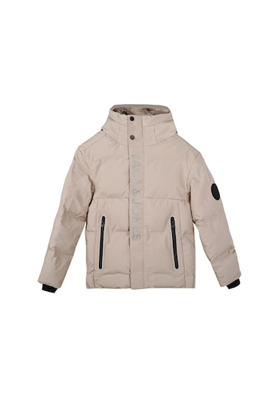 Jack & Jones Jack Jones Jcoalpha Puffer Jnr Çocuk Günlük Mont 12262162-crockery Krem Krem