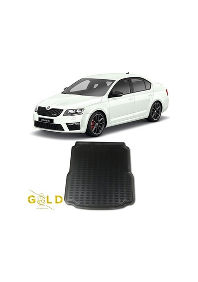 Gold Skoda Octavia 3D Bagaj Havuzu 2013-2020
