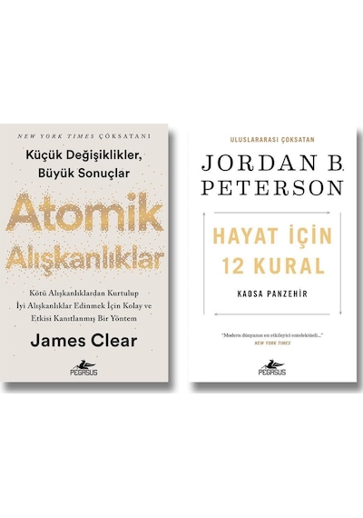 Pegasus Yayınları Atomik Alışkanlıklar - Hayat İçin 12 Kural 2 Kitap Set James Clear