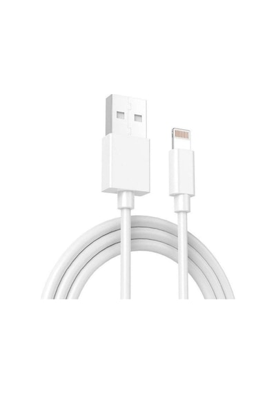 Apple Uyumlu iPhone iPad Lightning Usb Şarj Ve Data Kablosu - 3 Metre Beyaz Standart