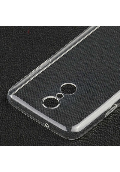 LG Uyumlu Q7 Kilif Seffaf Silikon Hibrit Case 390884636