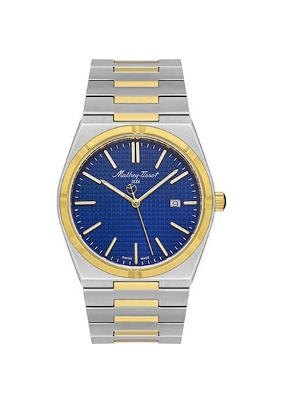 Mathey Tissot H117bbu Swiss Made Çizilmez Safir Cam Metalik-altın Erkek Kol Saati