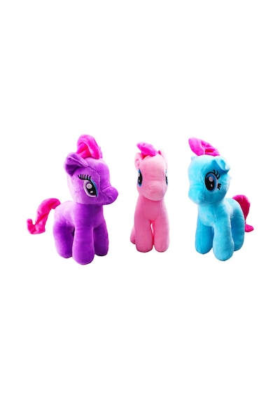 Kızılkaya Oyuncak Peluş Pony 3 Renk Kzl-1705038 Çok Renkli