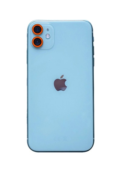 Apple İphone 11 Neon Fosforlu Kamera Lens - Turuncu Belirtilmemiş