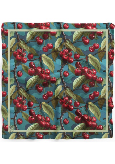 Cherry Desen Bandana/fular Çok Renkli