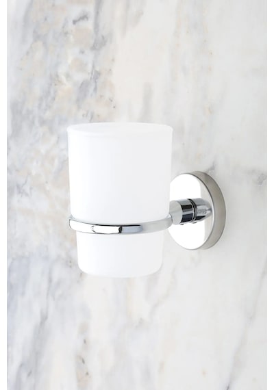 MultiStore 5li Banyo Aksesuar Seti Halka Havluluk/Tuvalet Kağıtlığı/Askılık/Sabunluk/Diş Fırçalık Gri