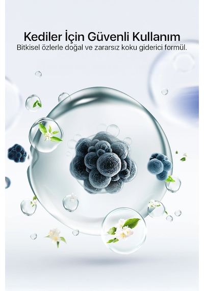 Akıllı Kedi Tuvaletleri Koku Giderici Jel Odor Eliminator Ferahlatıcı 3 Lü Paket